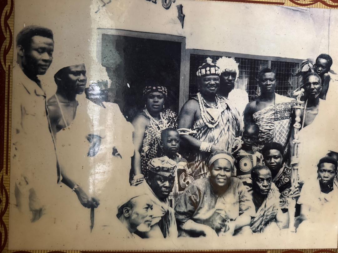 Nii Boi I (Winchester Tettey Boye) with Community