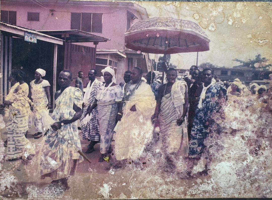 Nii Boi III Returning Home After Swearing In