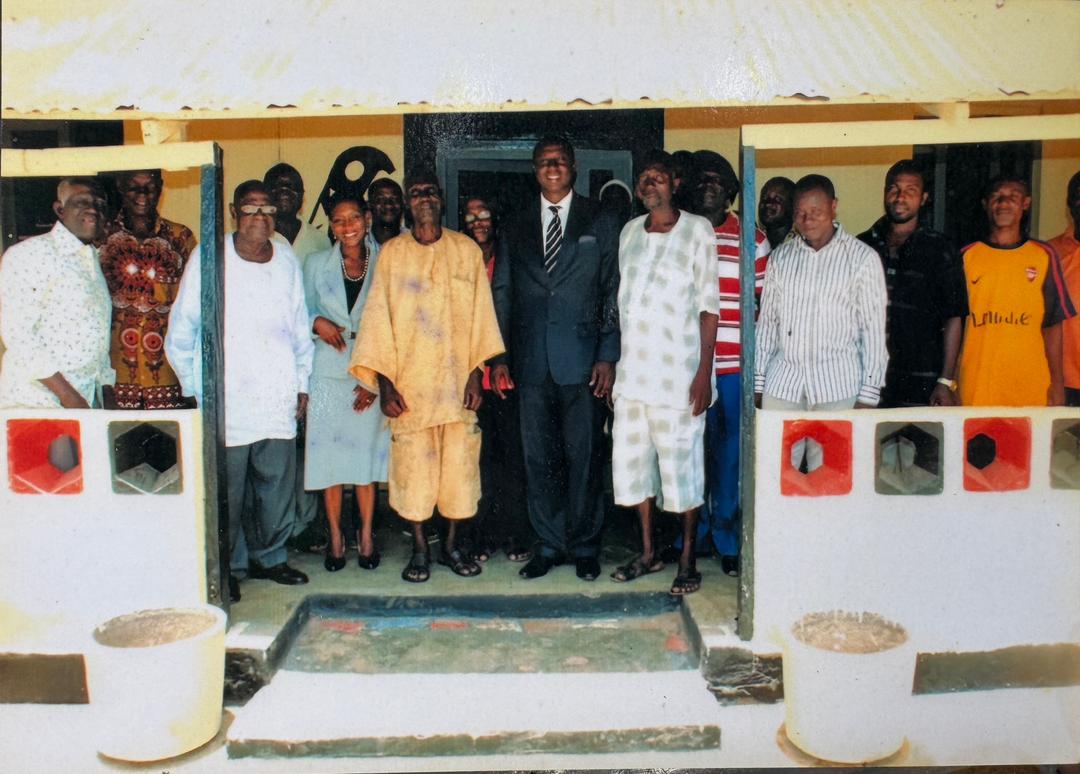 Nii Aban Boi with MP for Okaikwei Central